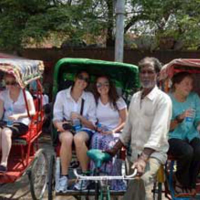 Rickshaw Ride In Old Delhi