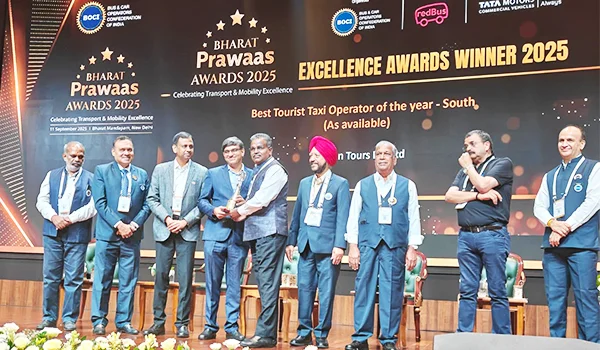 Cholan Tours Won Best Tourist Taxi Operator of the Year 2025