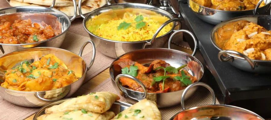 South India Rice and curry