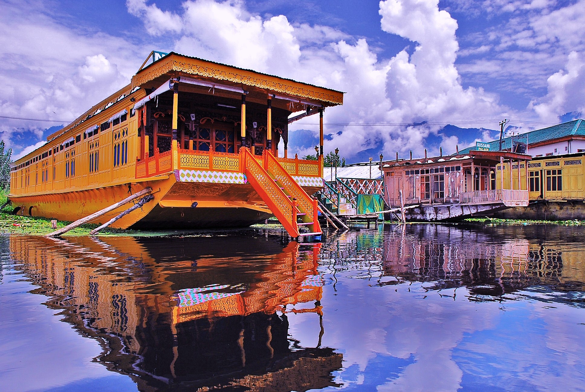 Houseboats in Kashmir