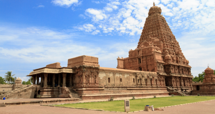 Beautiful View of Brihadeeswara Temple