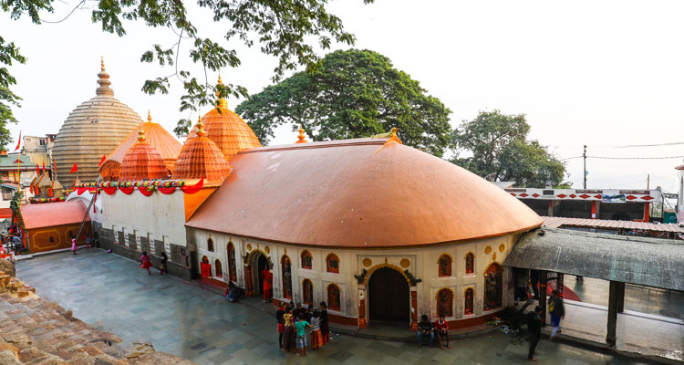 A divine view of Kamakhya Temple in Assam.